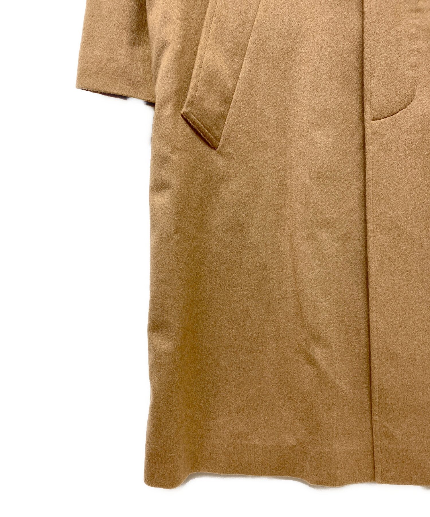 中古・古着通販】PRADA (プラダ) コート キャメル サイズ:46｜ブランド
