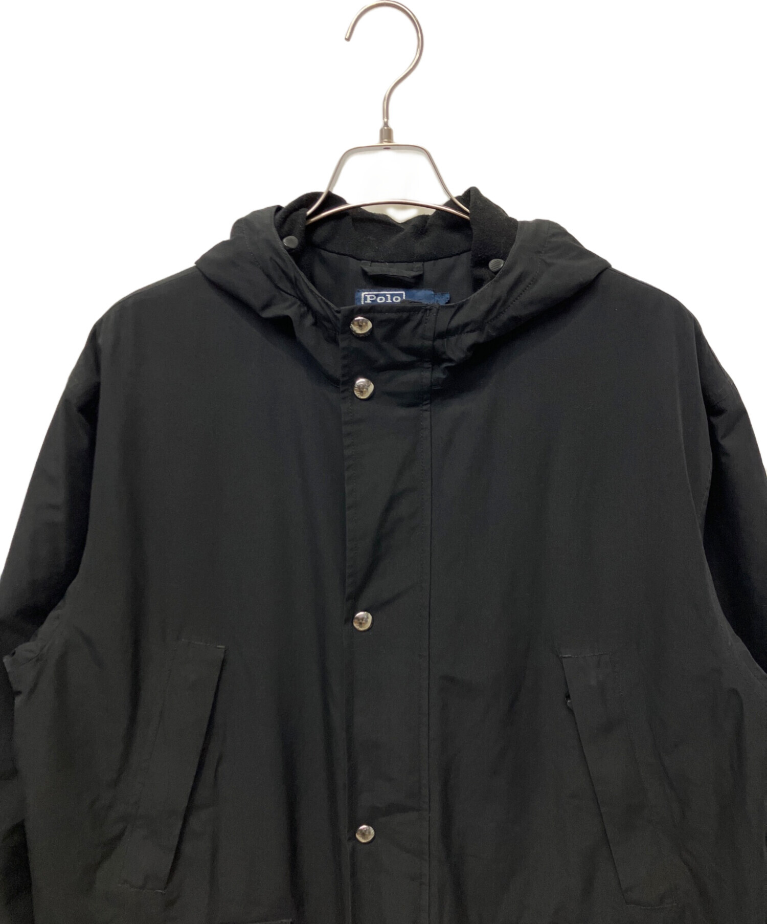 古着 ラルフローレン ブラック パーカー 中古・古着通販】POLO RALPH LAUREN (ポロ・ラルフローレン) ソリッド