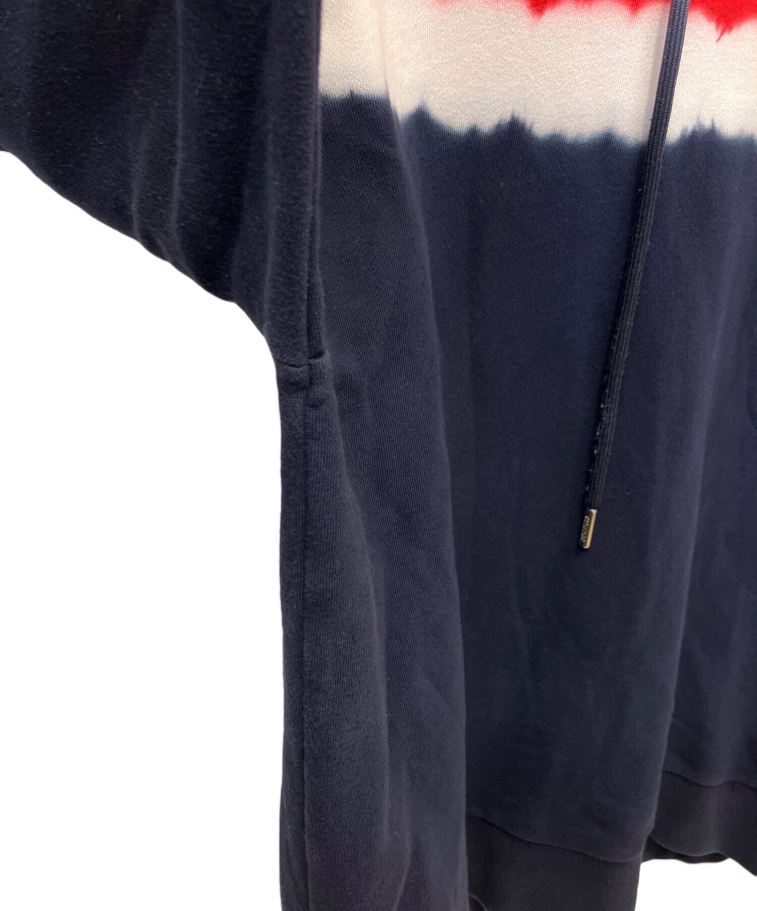 中古・古着通販】MONCLER (モンクレール) パーカー ネイビー×レッド