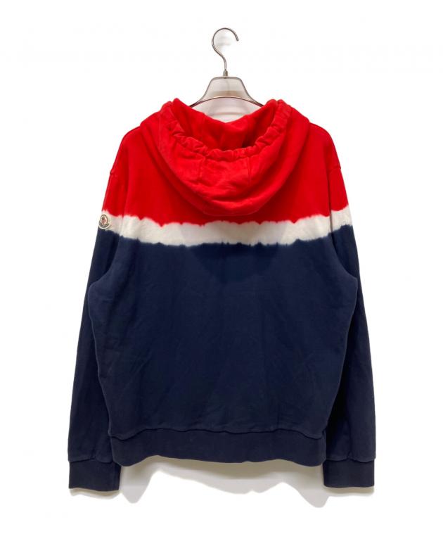 中古・古着通販】MONCLER (モンクレール) パーカー ネイビー×レッド