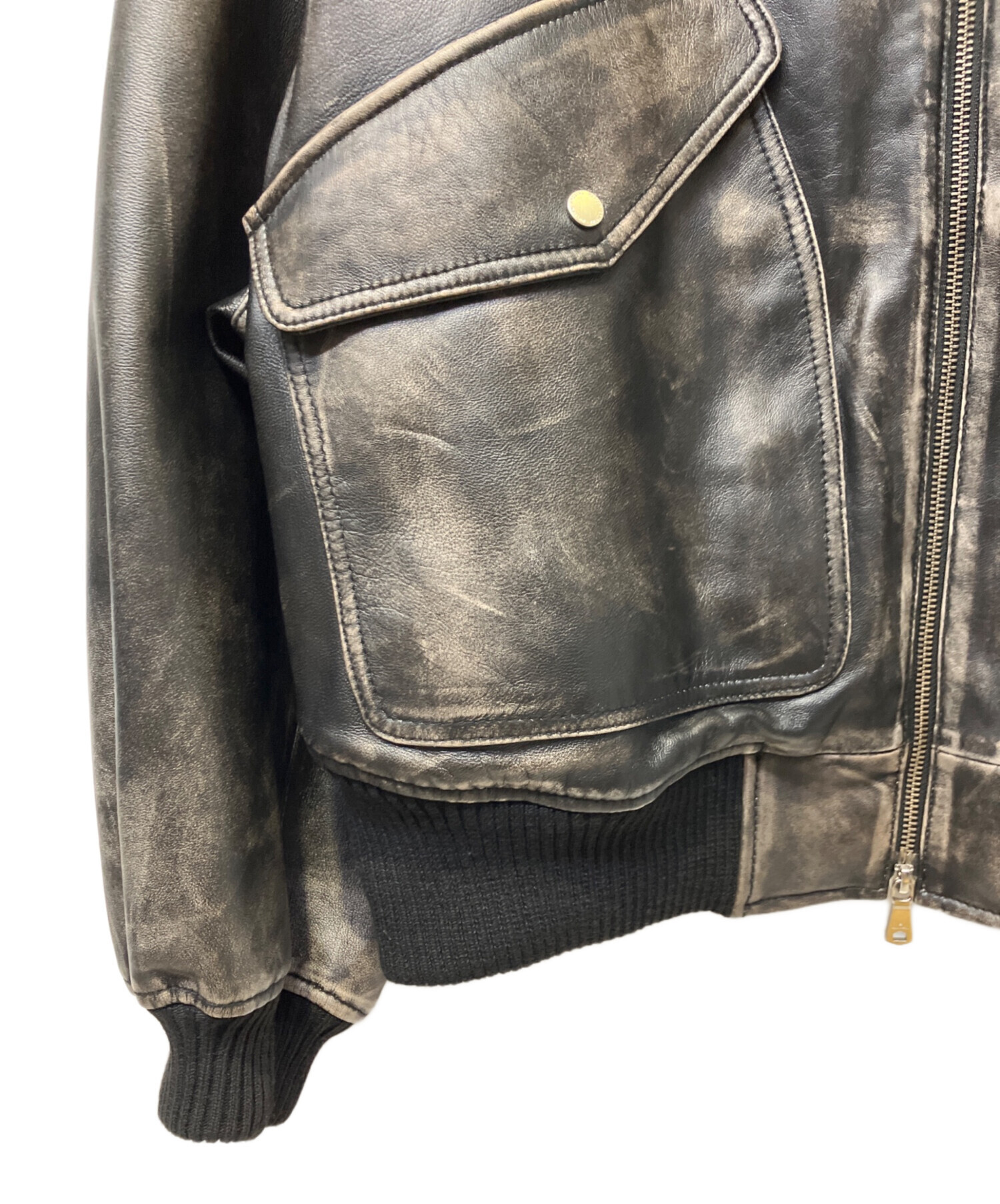 中古・古着通販】MAISON SPECIAL (メゾンスペシャル) レザージャケット