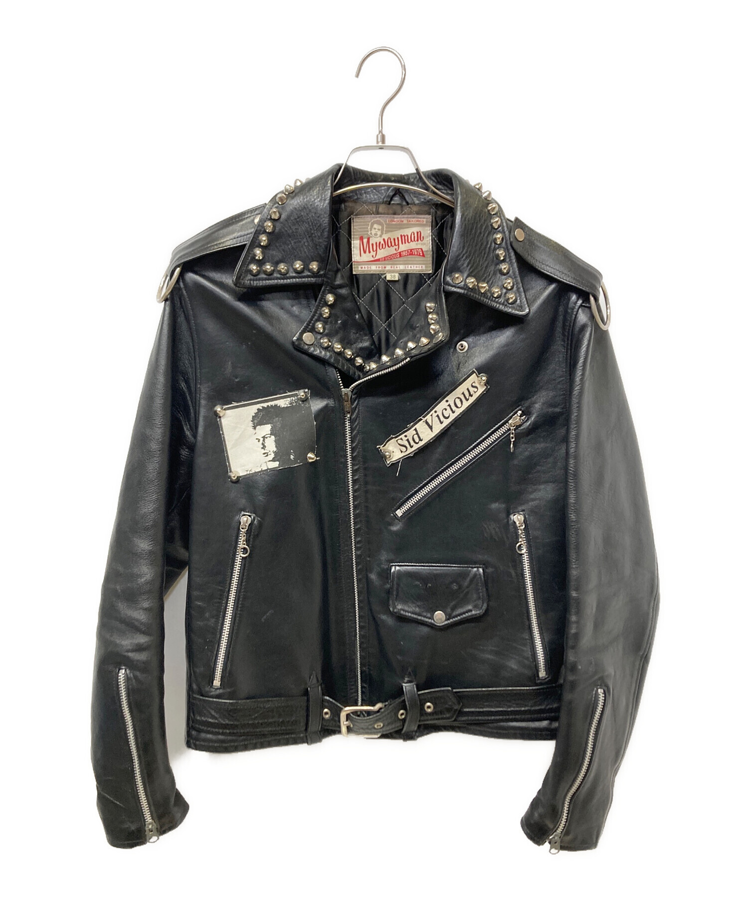 ヴィンテージレザージャケット 中古・古着通販】666Leather wear (シックスシックスシックスレザー