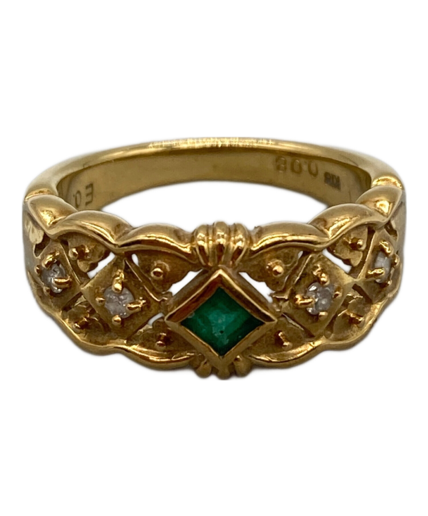 中古・古着通販】不明 (フメイ) 石付リング サイズ:11号｜ブランド