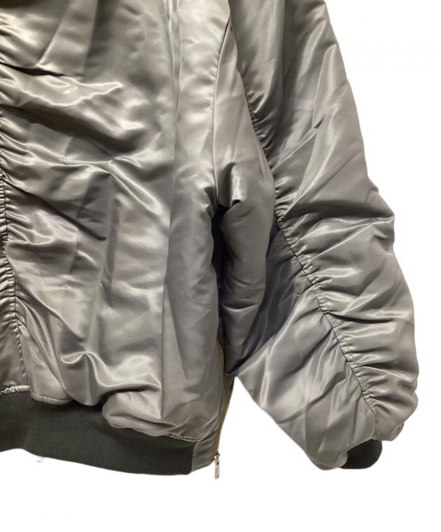 【未使用品】メゾンスペシャル　スーベニアジャケット　グレー 中古・古着通販】MAISON SPECIAL (メゾンスペシャル) MA-1ジャケット