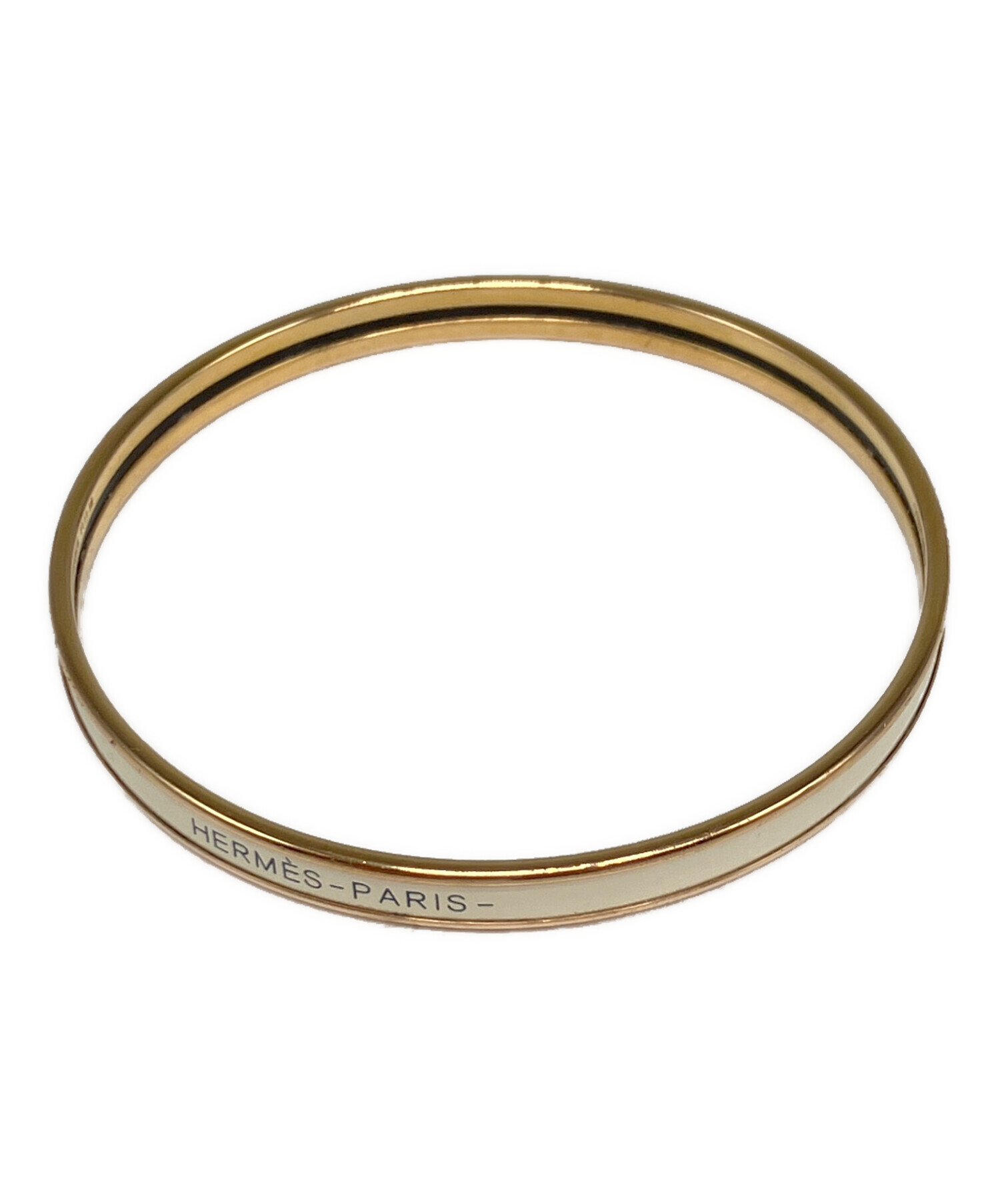 中古・古着通販】HERMES (エルメス) バングル クレーム|ブランド 中古・古着通販】HERMES (エルメス) バングル クレーム|ブランド