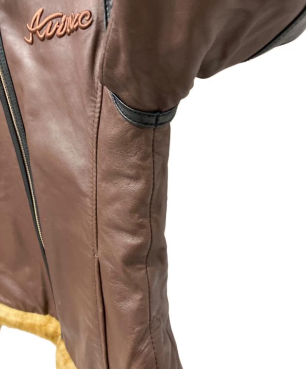 中古・古着通販】AVIREX (アヴィレックス) レザージャケット ブラック