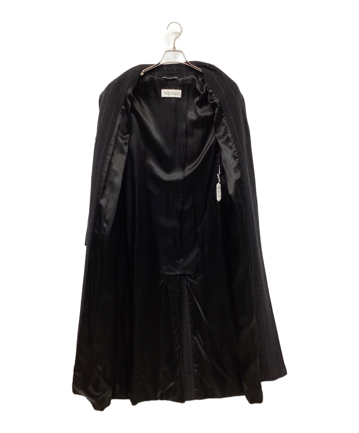 中古・古着通販】MaxMara (マックスマーラ) ウールコート ブラック