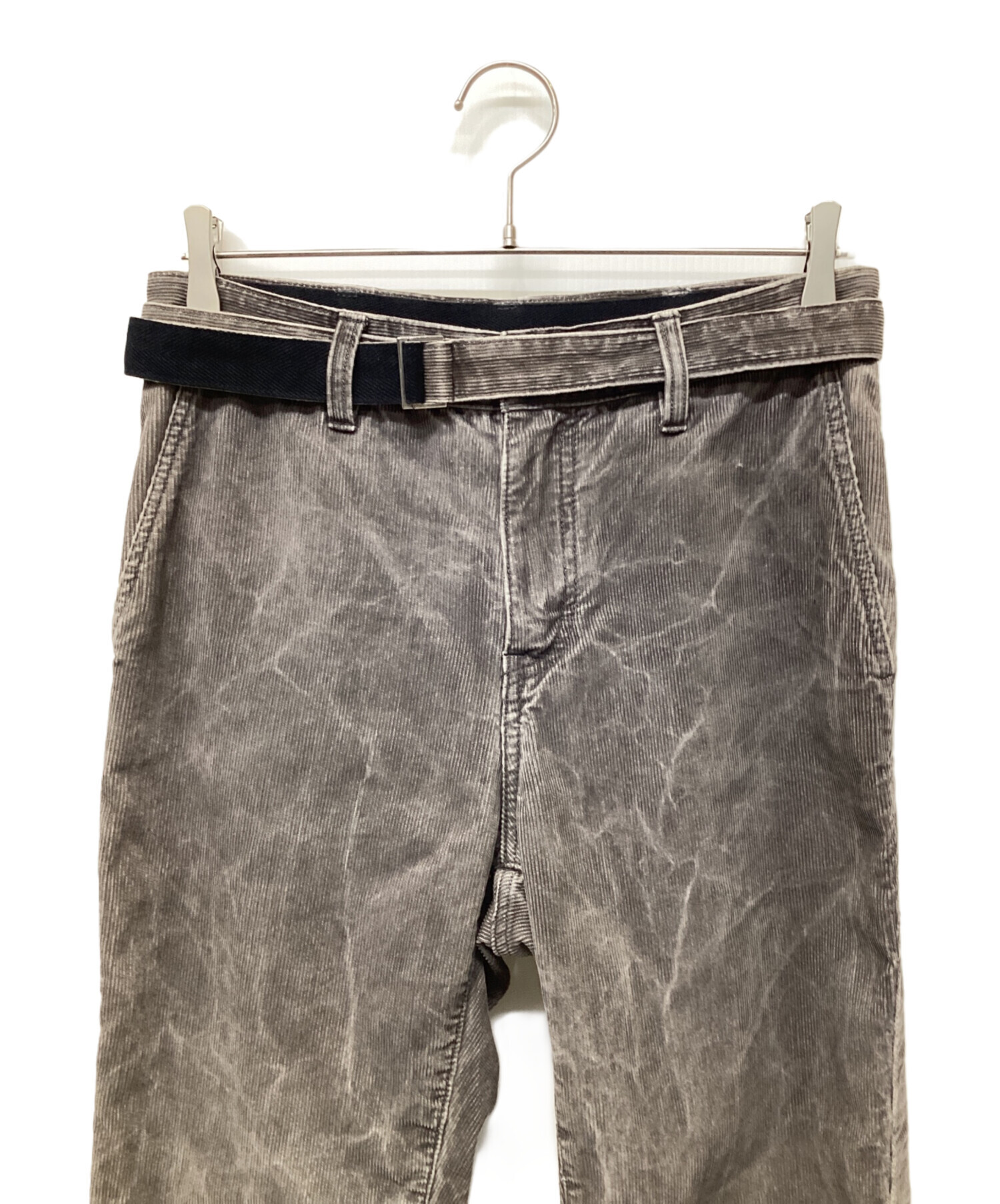 中古・古着通販】sacai (サカイ) コーデュロイパンツ グレー サイズ:1