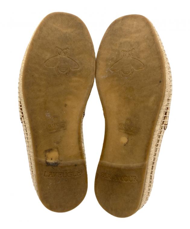 中古・古着通販】GUCCI (グッチ) エスパドリーユ アイボリー サイズ:9