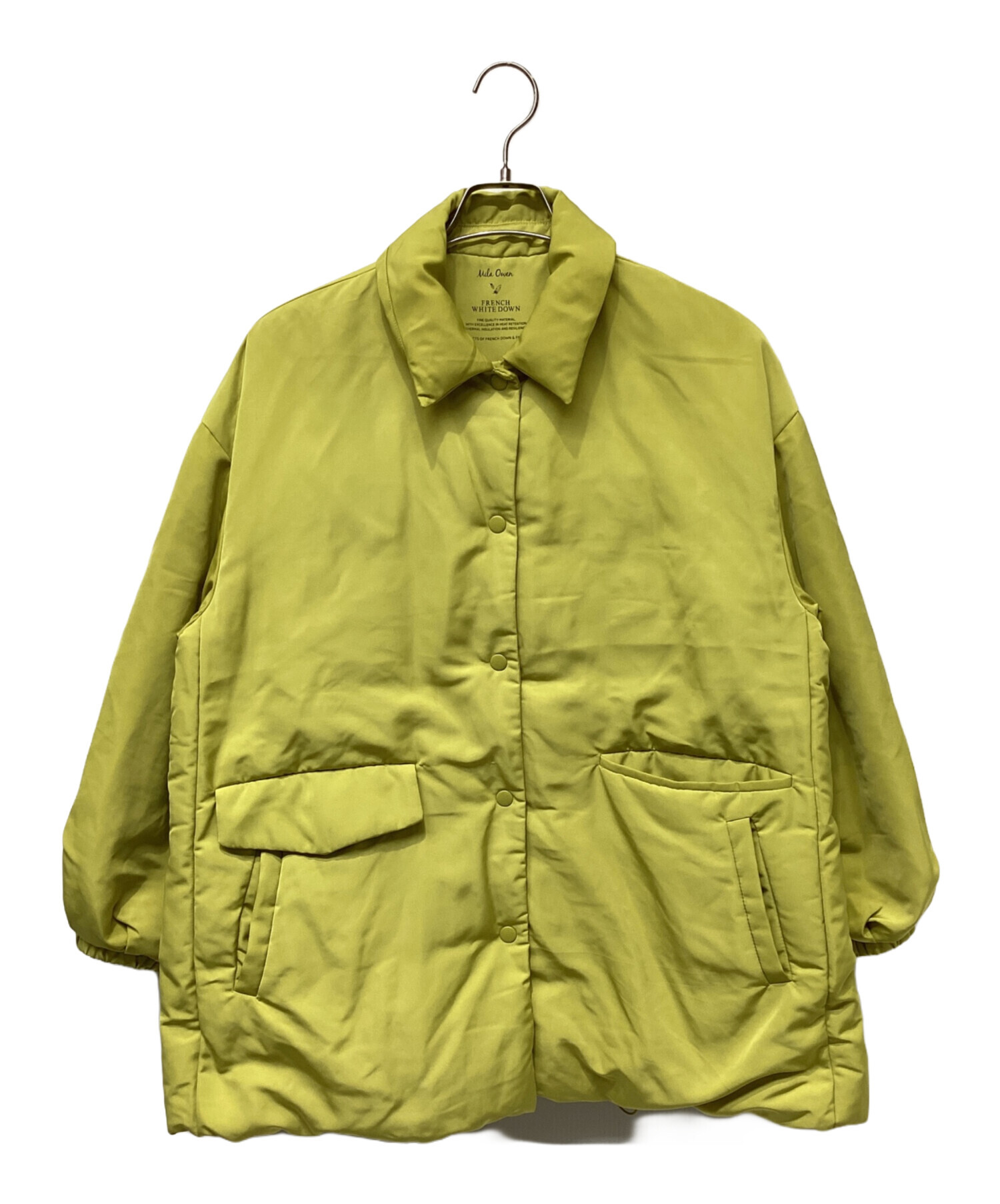 中古・古着通販】Mila Owen (ミラオーウェン) ダウンコート イエロー