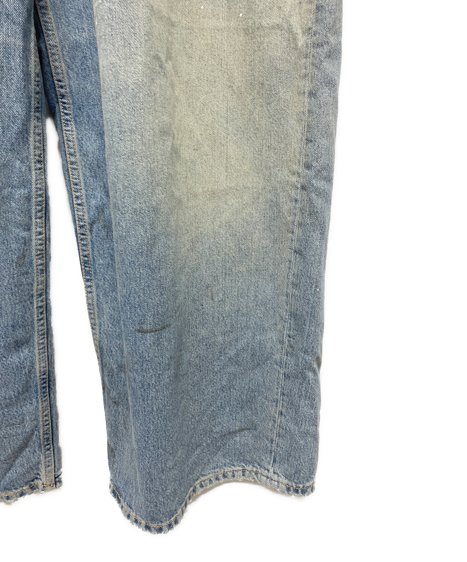 　スーパーバギー W32/L30　アクネ似　ほぼ新品 アクネとH&Mのスーパーバギー比較 | TikTok