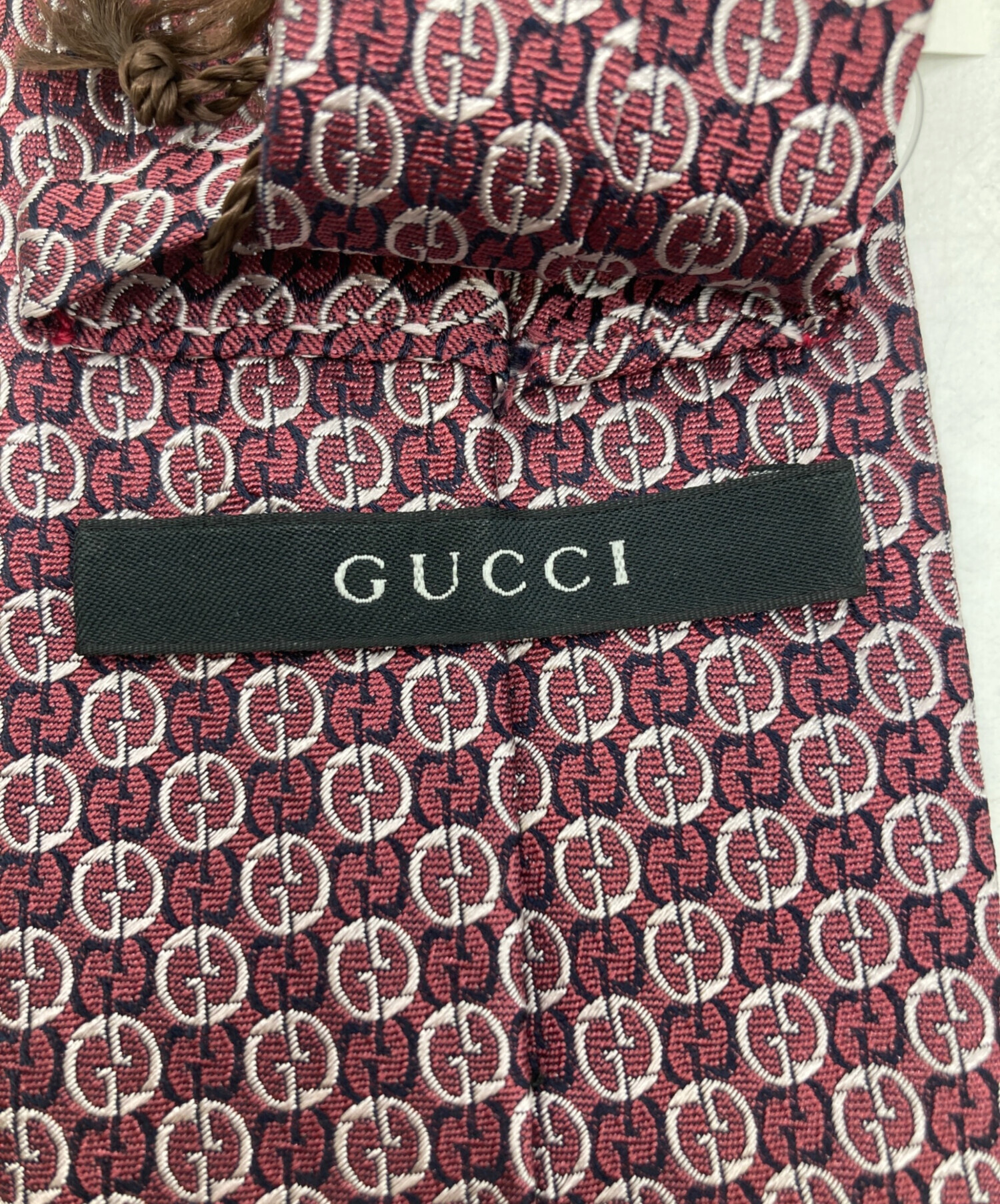中古・古着通販】GUCCI (グッチ) ネクタイ レッド サイズ:無し 未使用