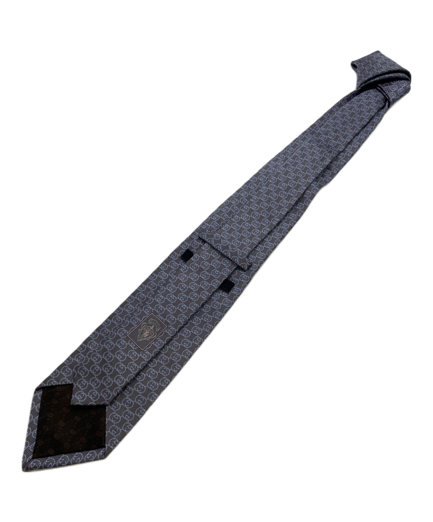 中古・古着通販】GUCCI (グッチ) ネクタイ グレー サイズ:フリー