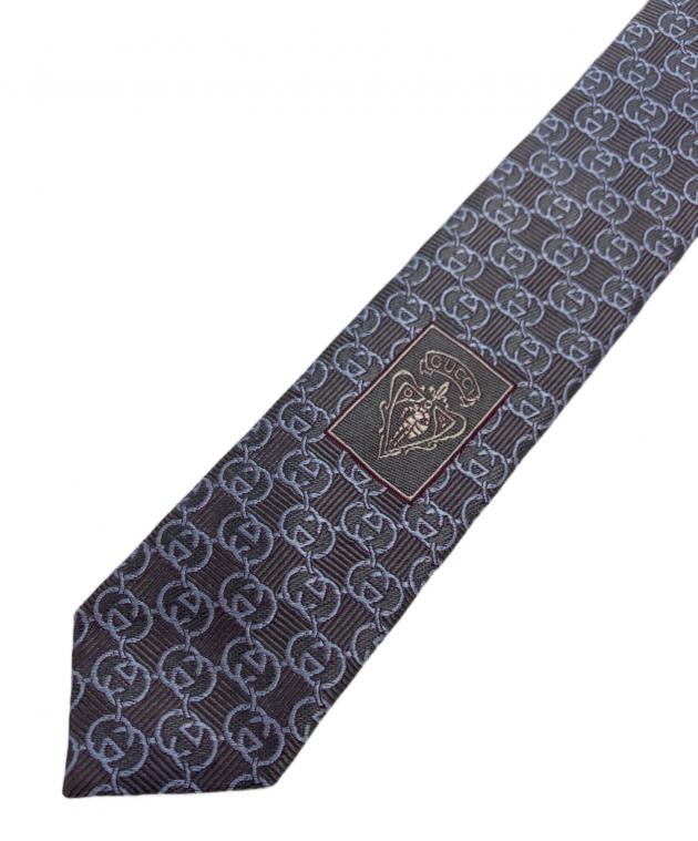 中古・古着通販】GUCCI (グッチ) ネクタイ グレー サイズ:フリー