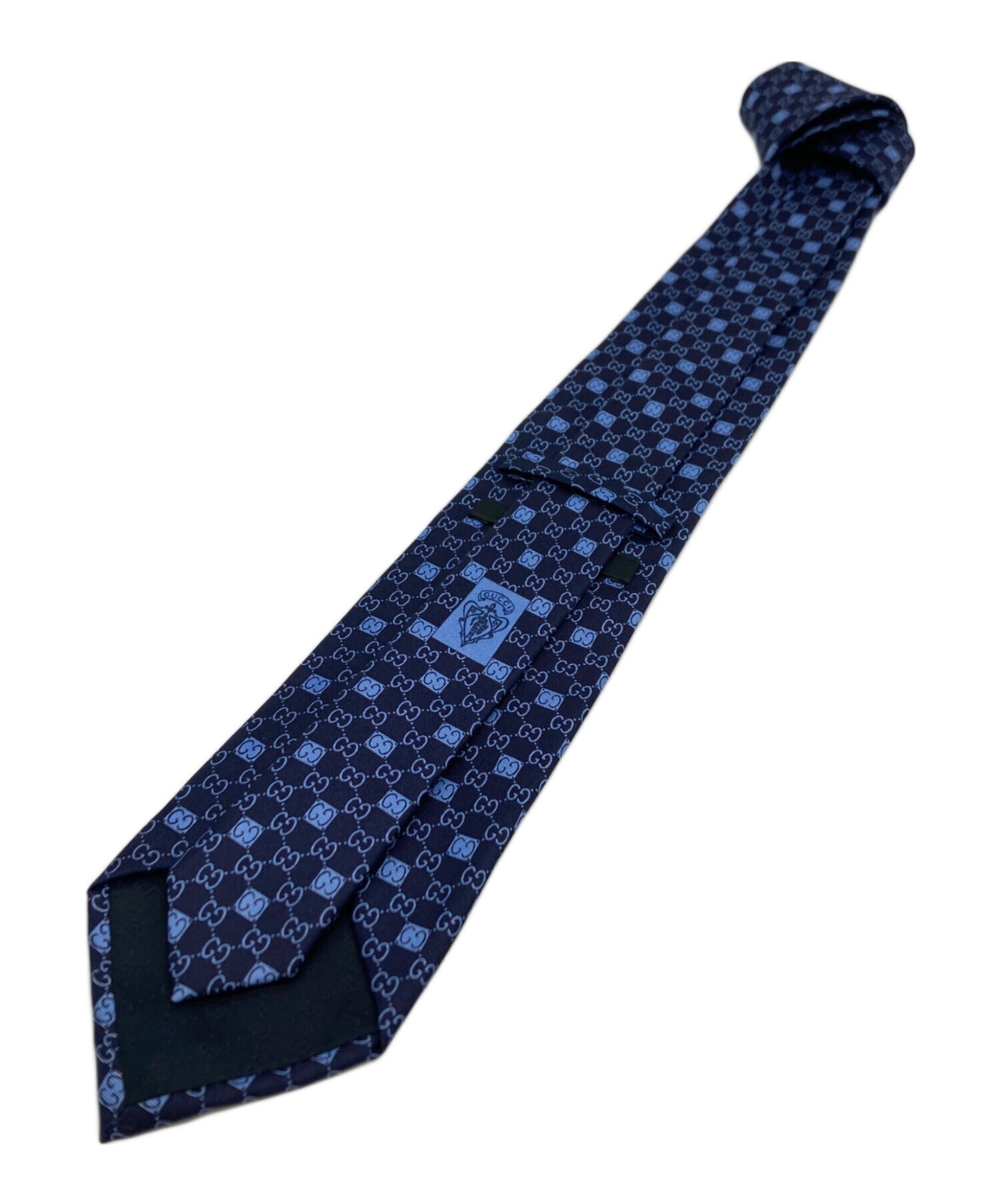中古・古着通販】GUCCI (グッチ) ネクタイ ブルー×ネイビー サイズ