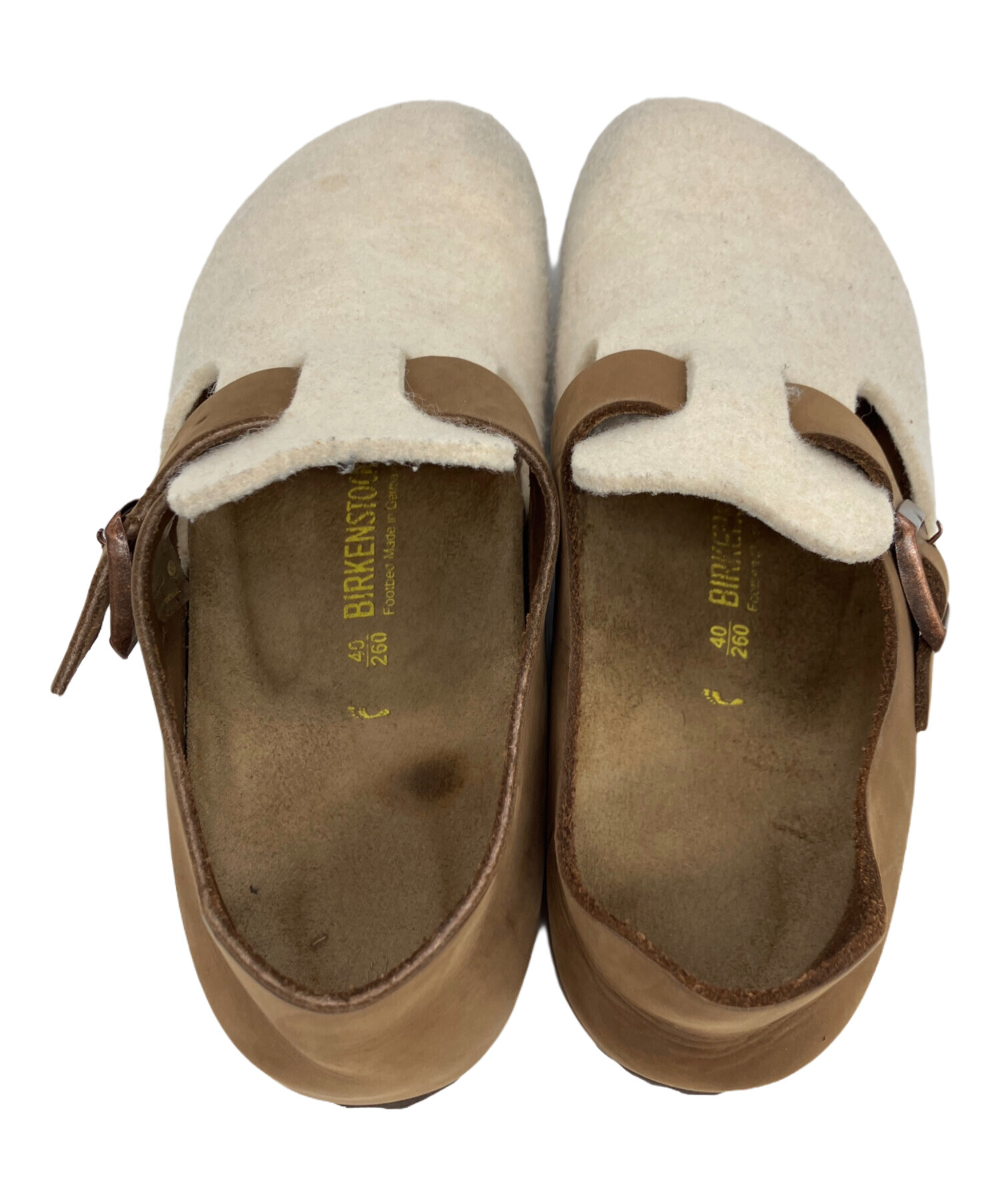 中古・古着通販】BIRKENSTOCK (ビルケンシュトック) サンダル ホワイト 