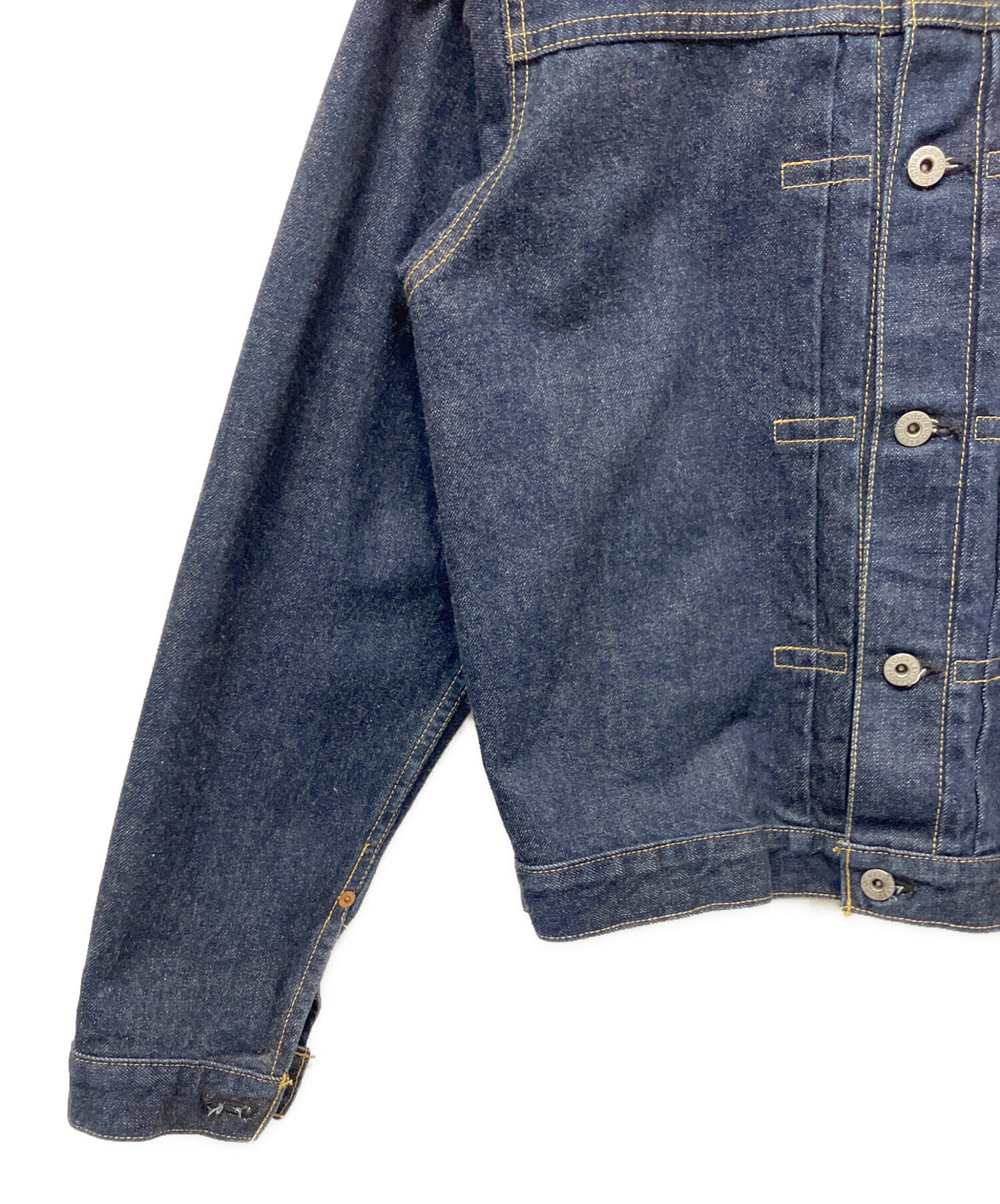 美品 Levi's 1st 復刻 デニムジャケット ビッグE インディゴ 中古・古着通販】LEVI'S (リーバイス) 大戦モデル復刻 1stデニム