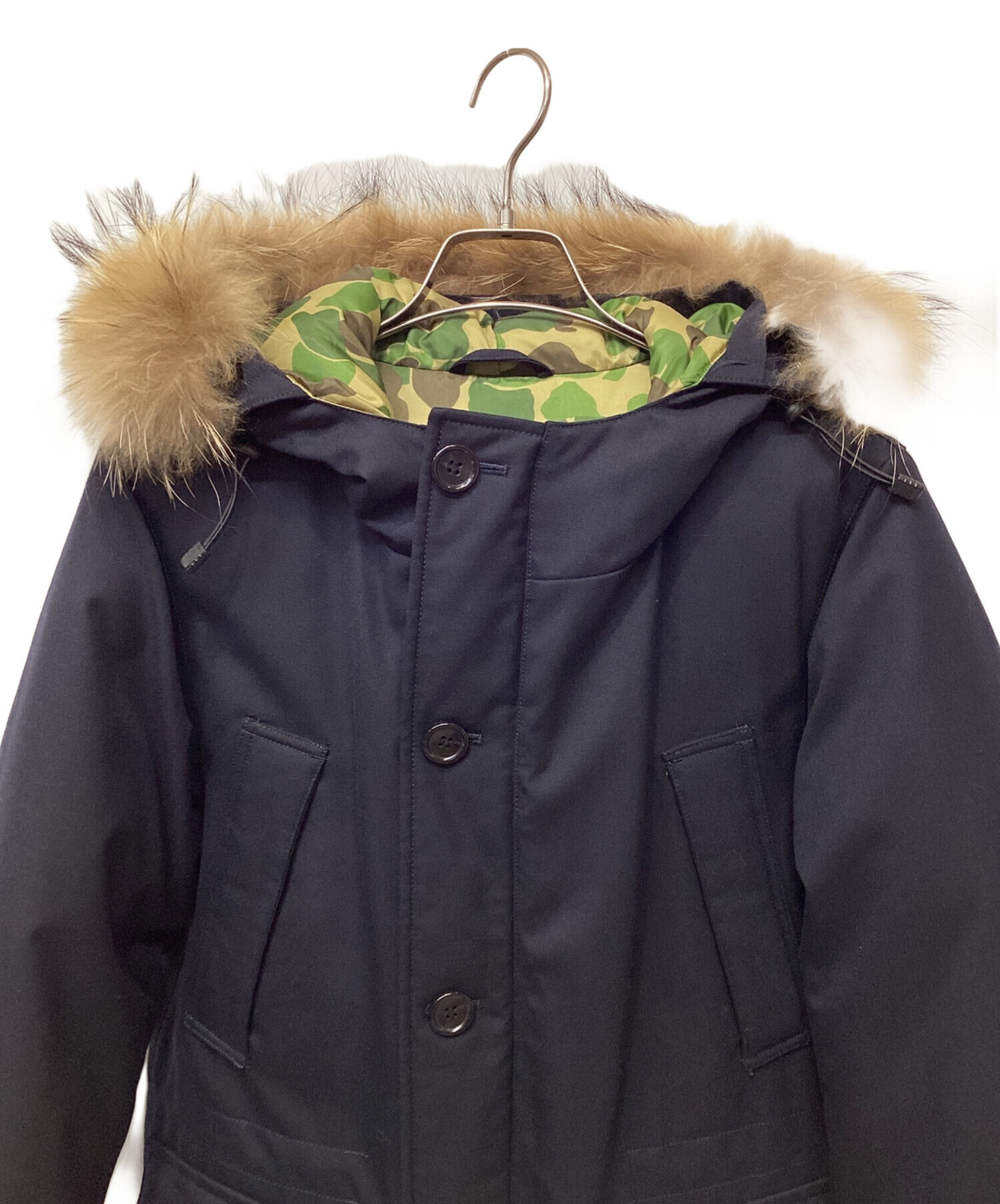 中古・古着通販】SOPHNET. (ソフネット) ダウンジャケット ネイビー