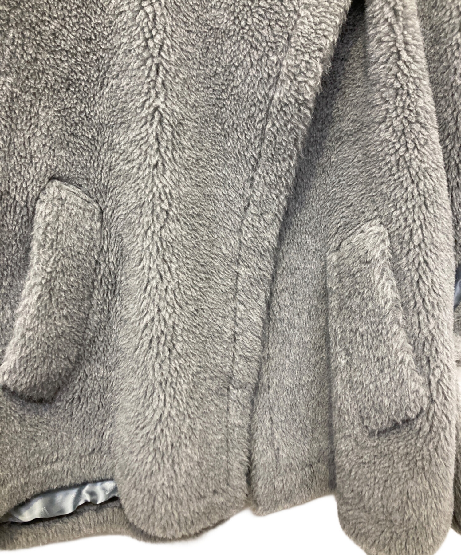 中古・古着通販】MaxMara (マックスマーラ) ケープコート グレー 