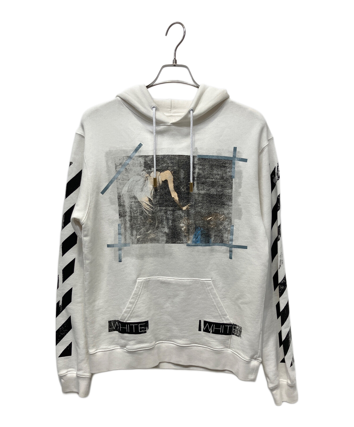 中古・古着通販】OFFWHITE (オフホワイト) プルオーバーパーカー 