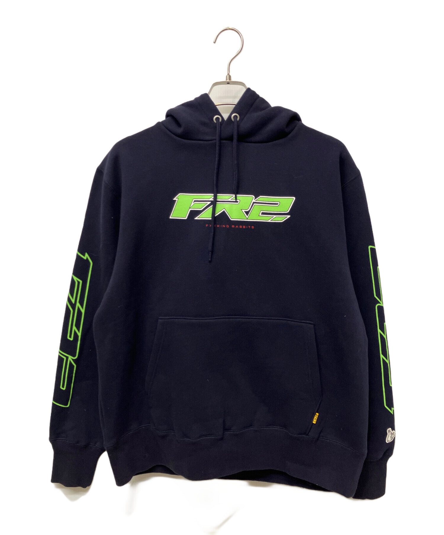 中古・古着通販】FR2 (エフアールツー) プルオーバーパーカー ネイビー