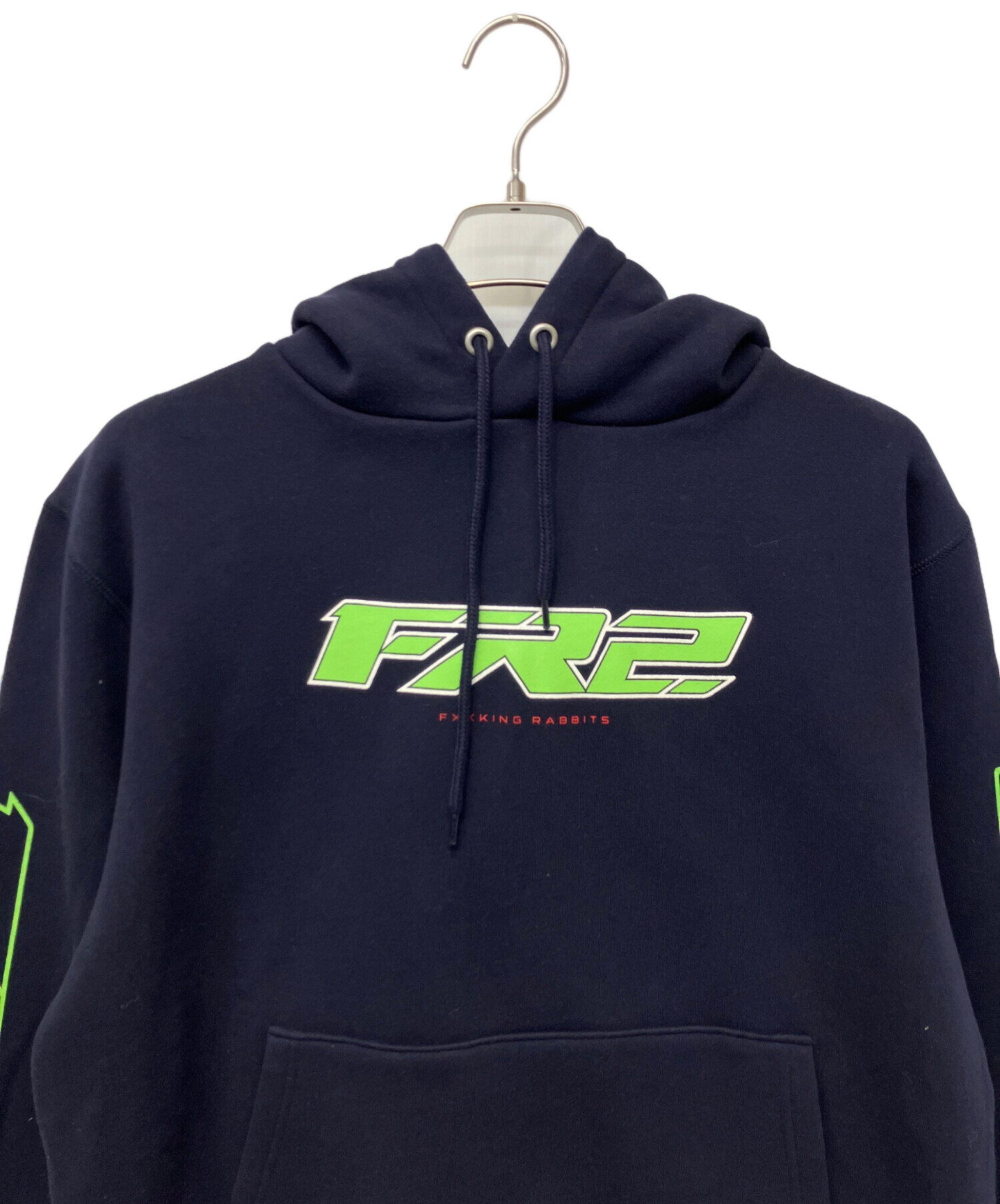 中古・古着通販】FR2 (エフアールツー) プルオーバーパーカー ネイビー