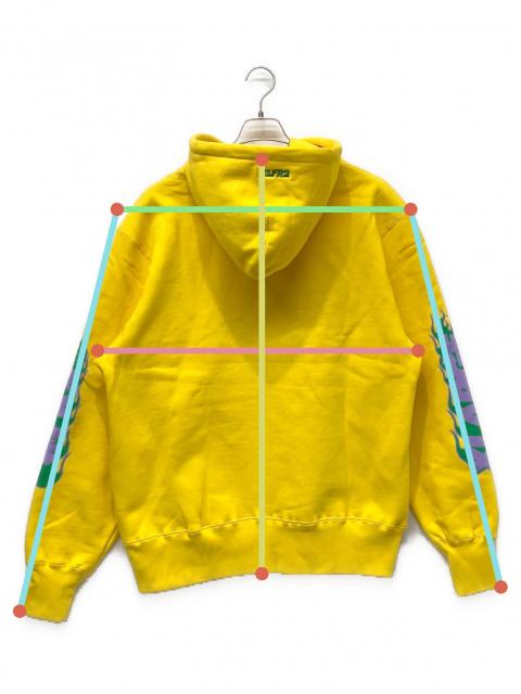 FR2×XLARGE コラボ フーディー プルオーバーパーカー L イエロー 中古・古着通販】X-LARGE (エクストララージ) FR2 (エフアールツー