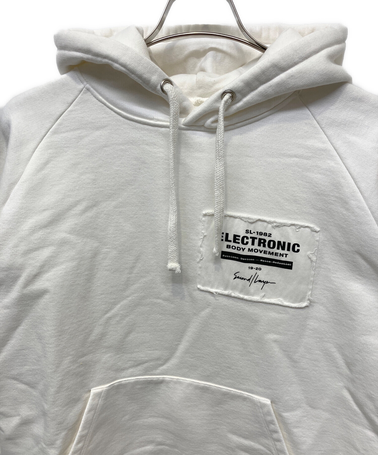 中古・古着通販】SECOND/LAYER (セカンドレイヤー) パーカー ホワイト