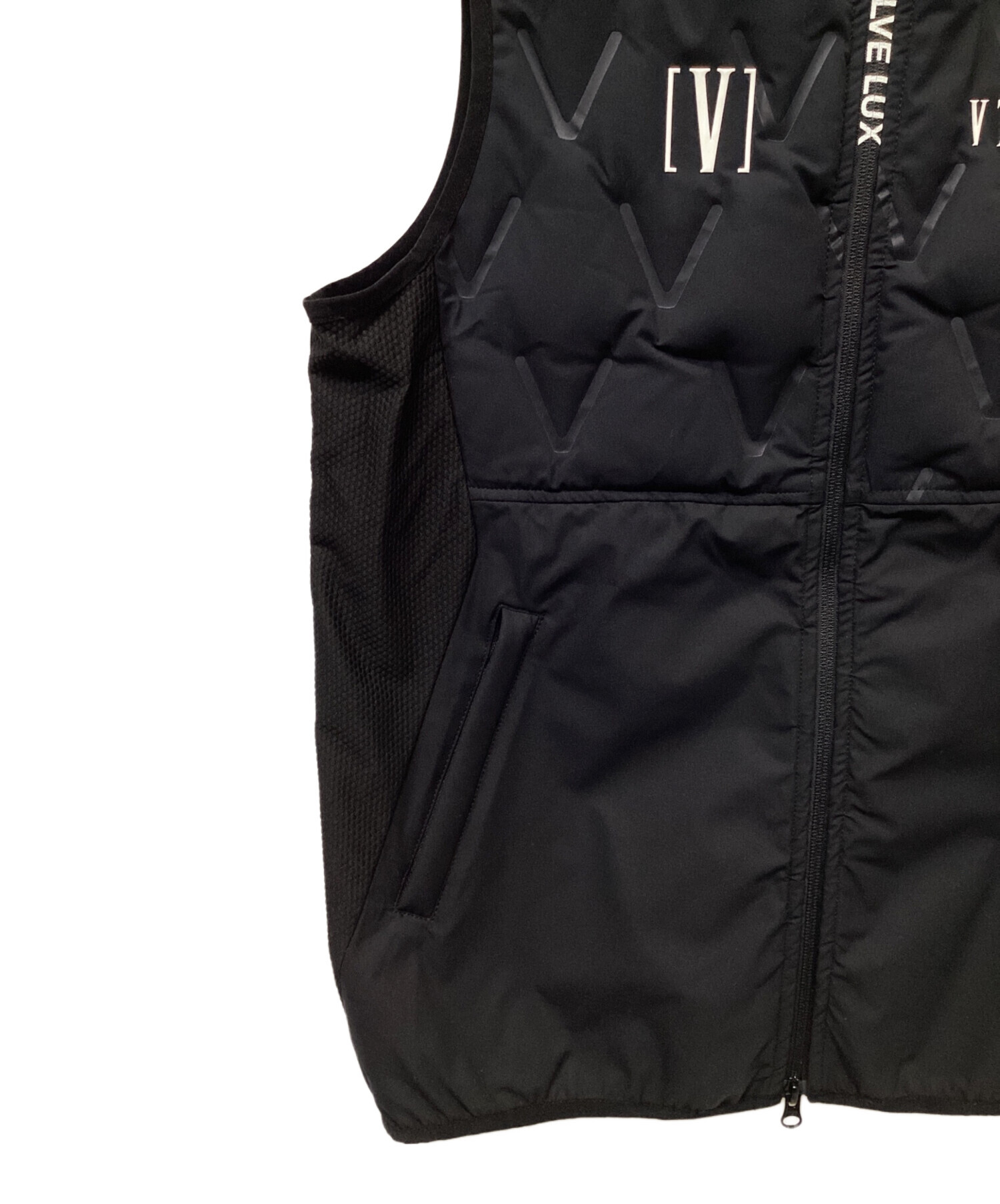 中古・古着通販】V12 (ヴィトゥエルブ) ベスト ブラック サイズ:L