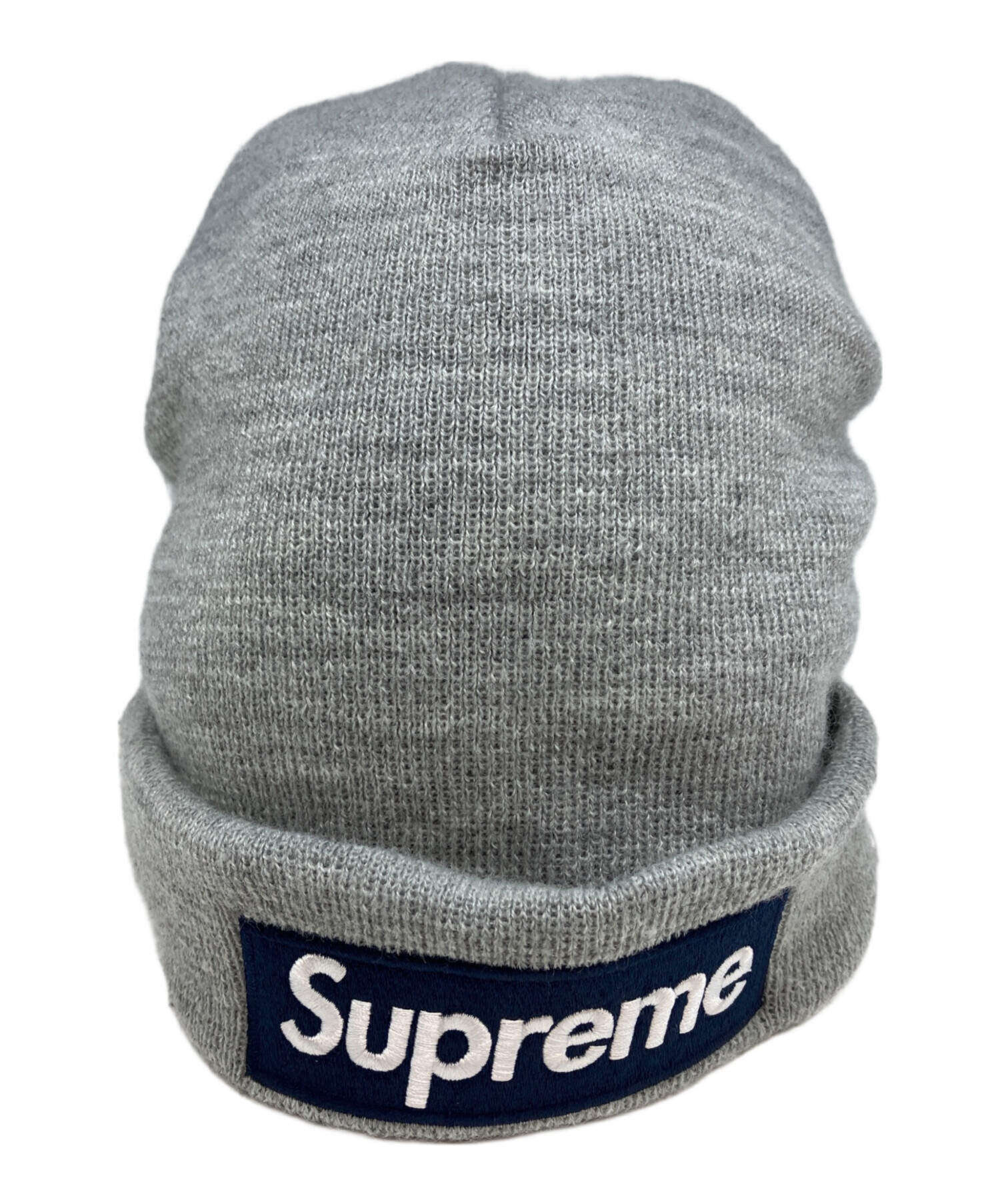 Supreme ニット帽 グレー Sロゴ 中古・古着通販】SUPREME (シュプリーム) ニット帽 グレー｜ブランド