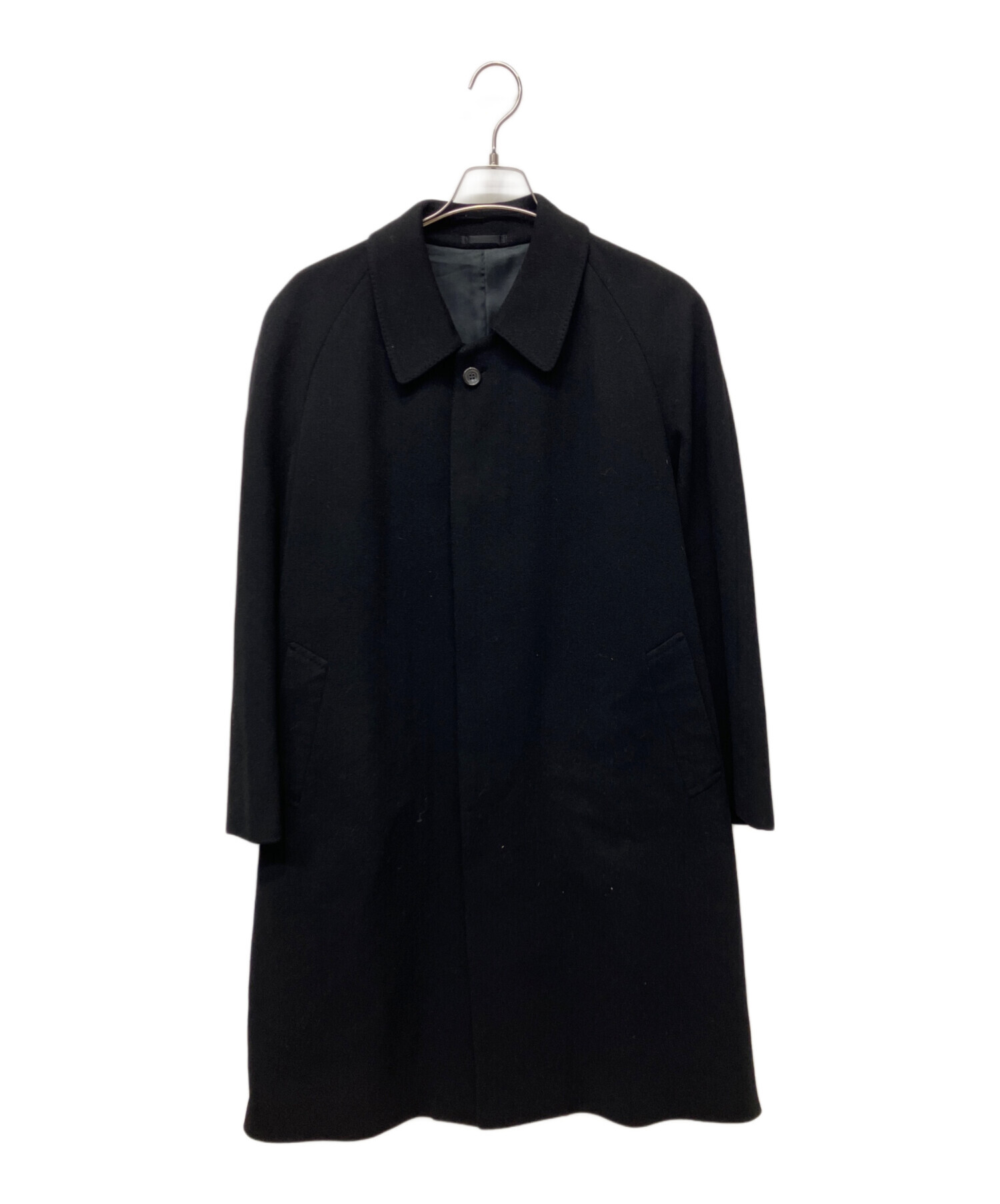 中古・古着通販】LANVIN (ランバン) カシミヤコート ブラック サイズ