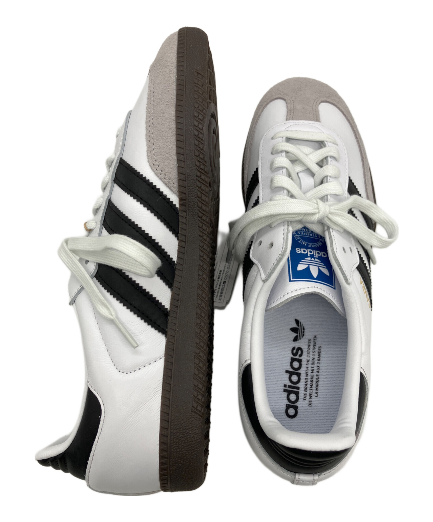 中古・古着通販】adidas (アディダス) Samba OG ホワイト×ブラック 