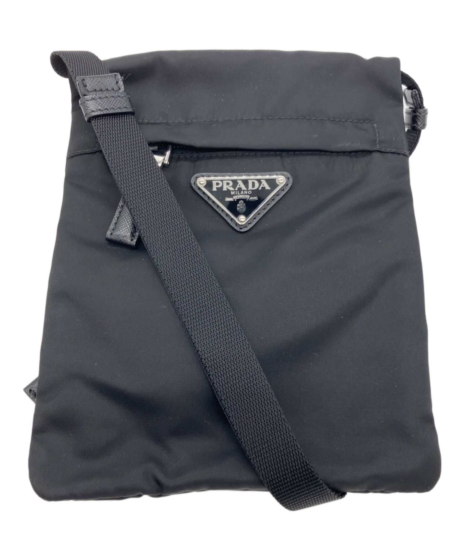 中古・古着通販】PRADA (プラダ) ショルダーバッグ ブラック｜ブランド