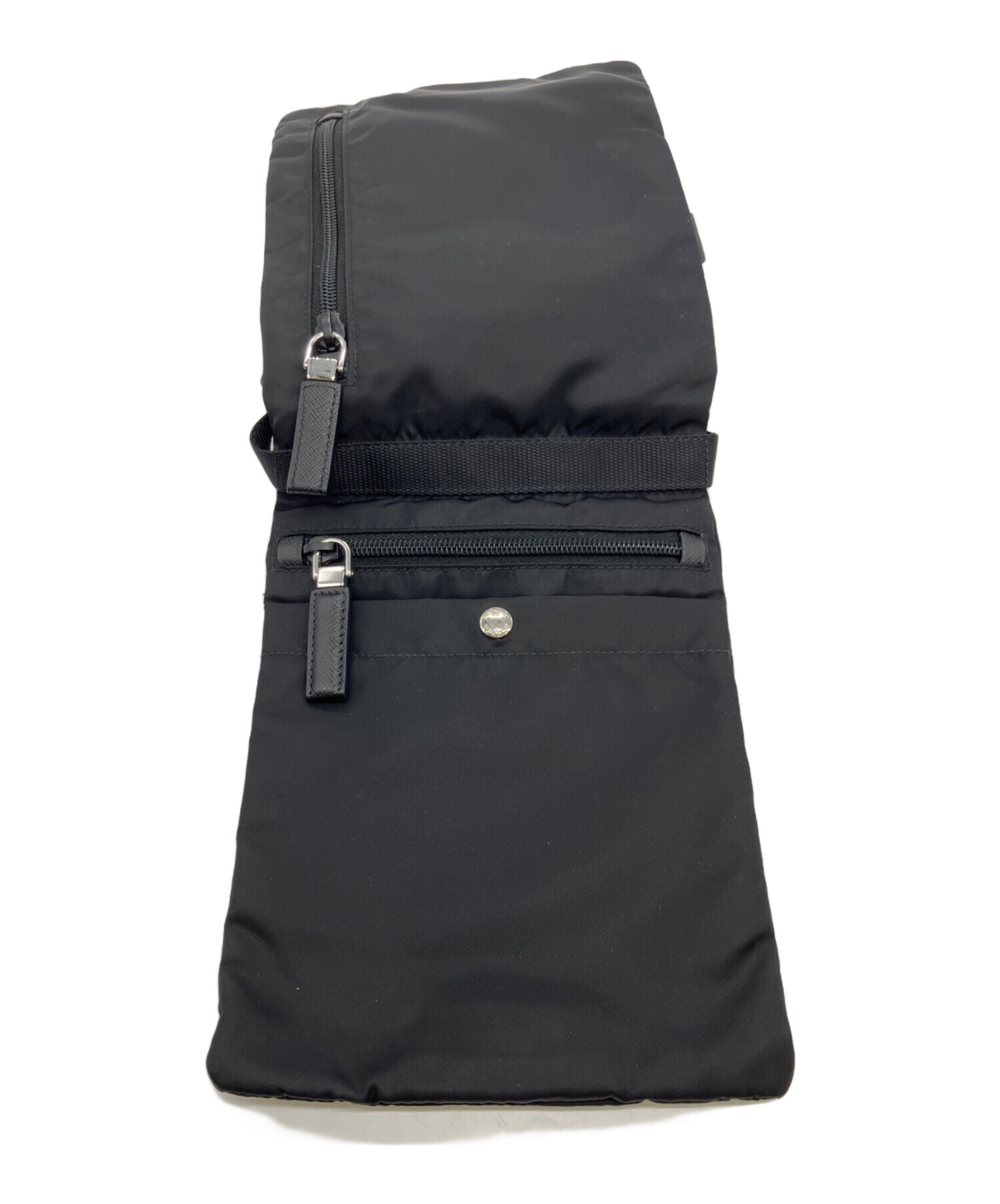 【確実正規品】美品　PRADA 2VH059 ブラックショルダーバッグ 1077002631388674_11_2007w.jpeg