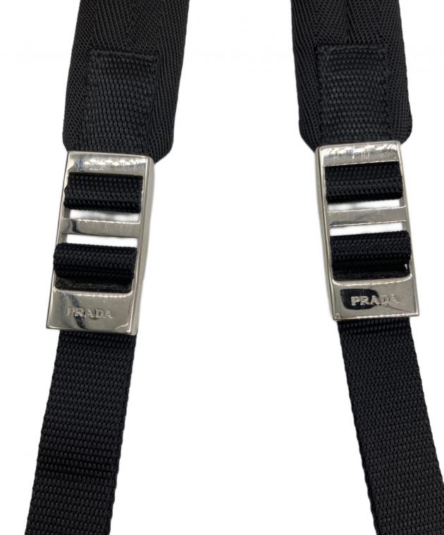 PRADA 黒 ナイロン ストラップ　新品未使用品 中古・古着通販】PRADA (プラダ) ショルダーバッグ ブラック｜ブランド