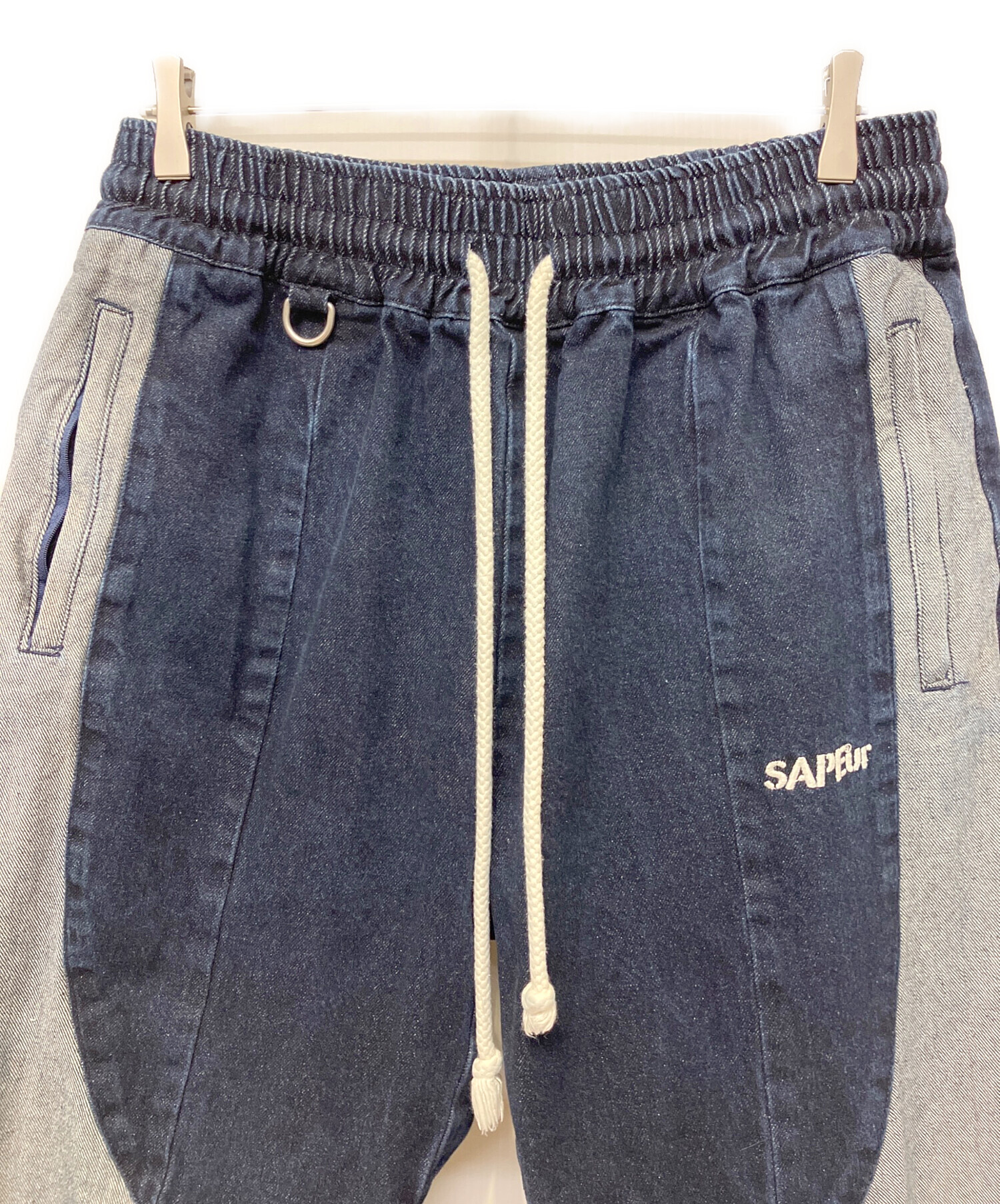 中古・古着通販】SAPEur (サプール) デニムトラックパンツ インディゴ