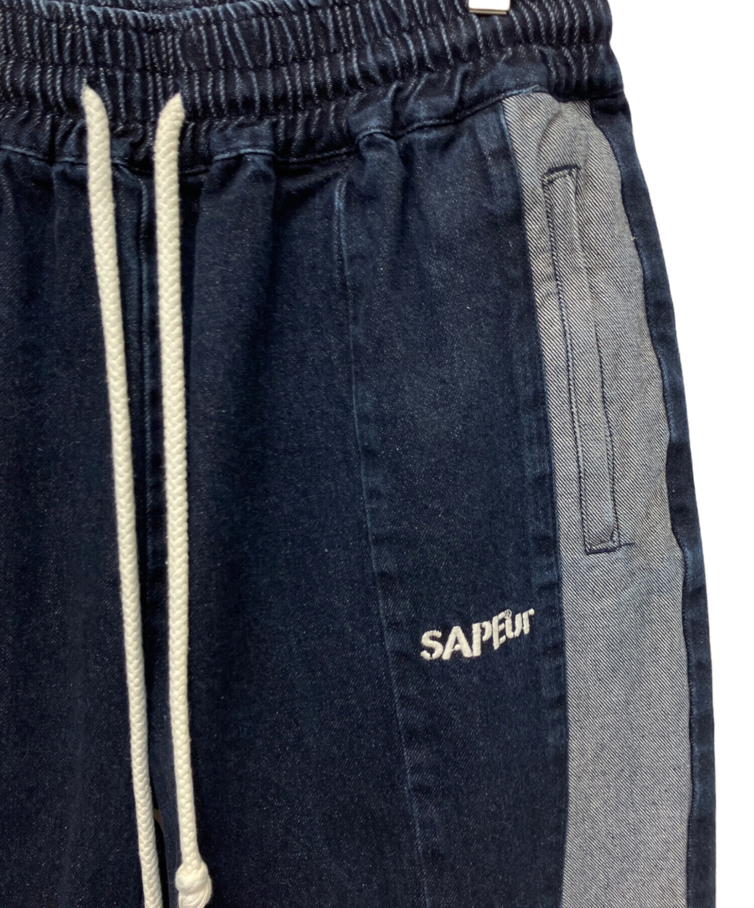 中古・古着通販】SAPEur (サプール) デニムトラックパンツ インディゴ