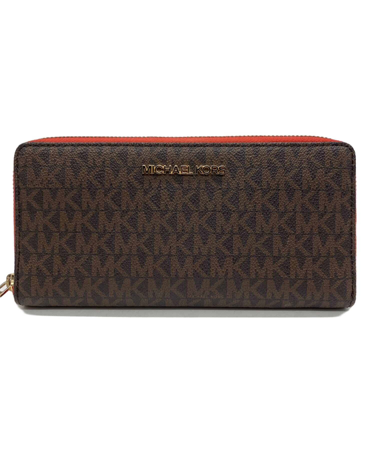 中古・古着通販】MICHAEL KORS (マイケル・コース) 長財布 ブラウン 