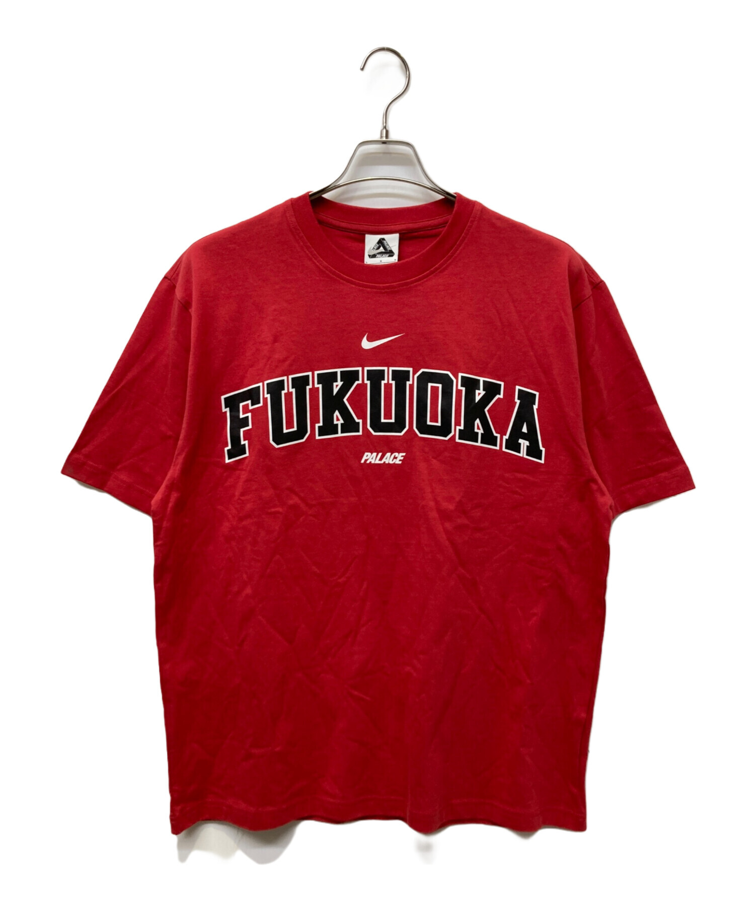 中古・古着通販】PALACE (パレス) NIKE (ナイキ) 半袖Tシャツ レッド