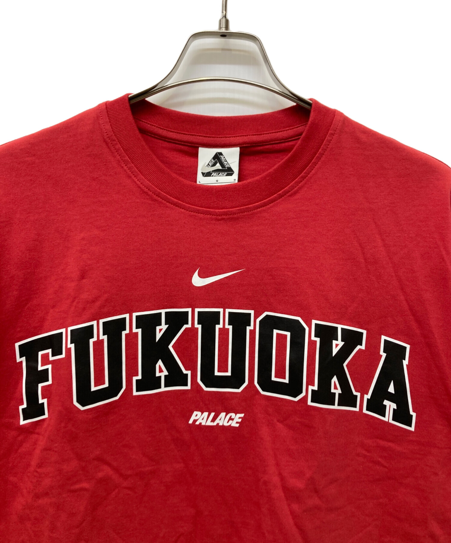 中古・古着通販】PALACE (パレス) NIKE (ナイキ) 半袖Tシャツ レッド