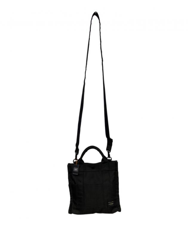 中古・古着通販】PORTER (ポーター) 2WAYトートバッグ ブラック 未