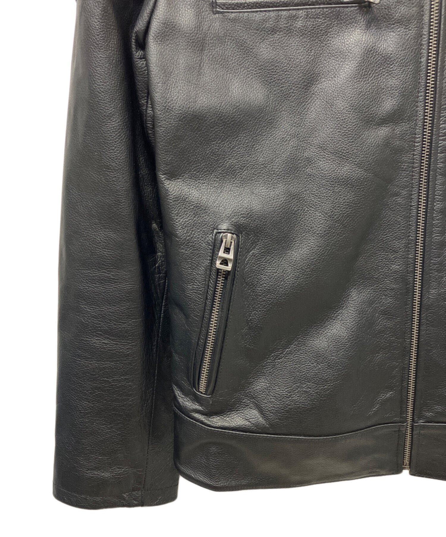 中古・古着通販】UABONI (ユアボニ) シングルライダースジャケット