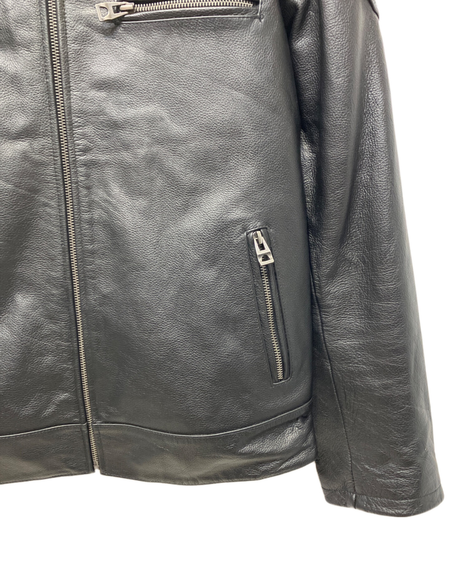 中古・古着通販】UABONI (ユアボニ) シングルライダースジャケット