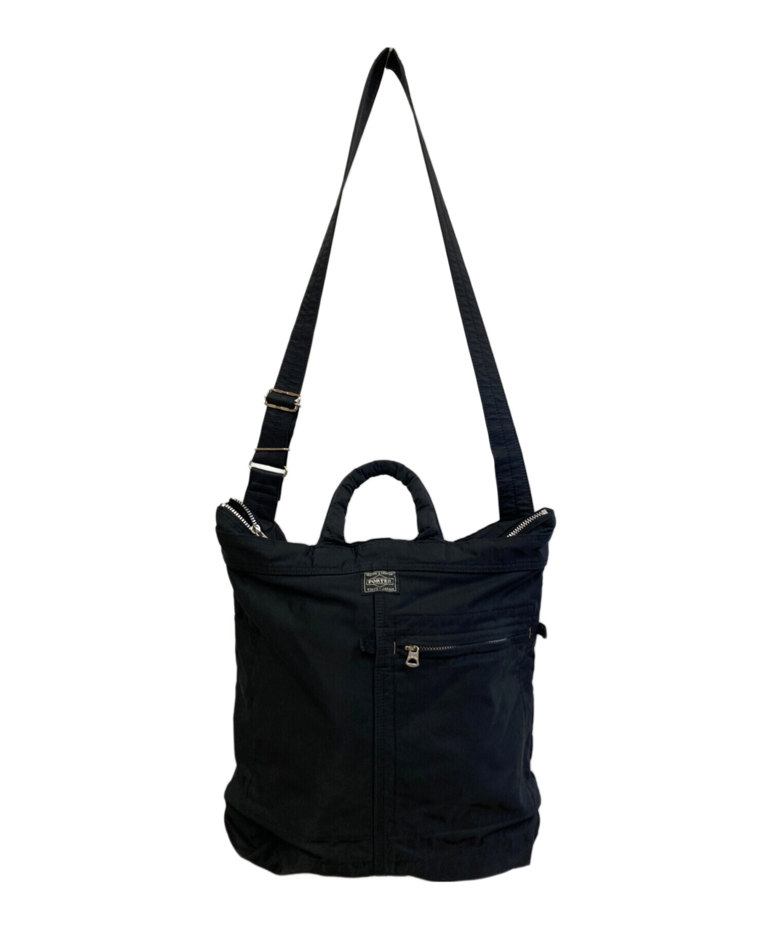 中古・古着通販】PORTER (ポーター) 2WAYヘルメットバッグ ブラック 