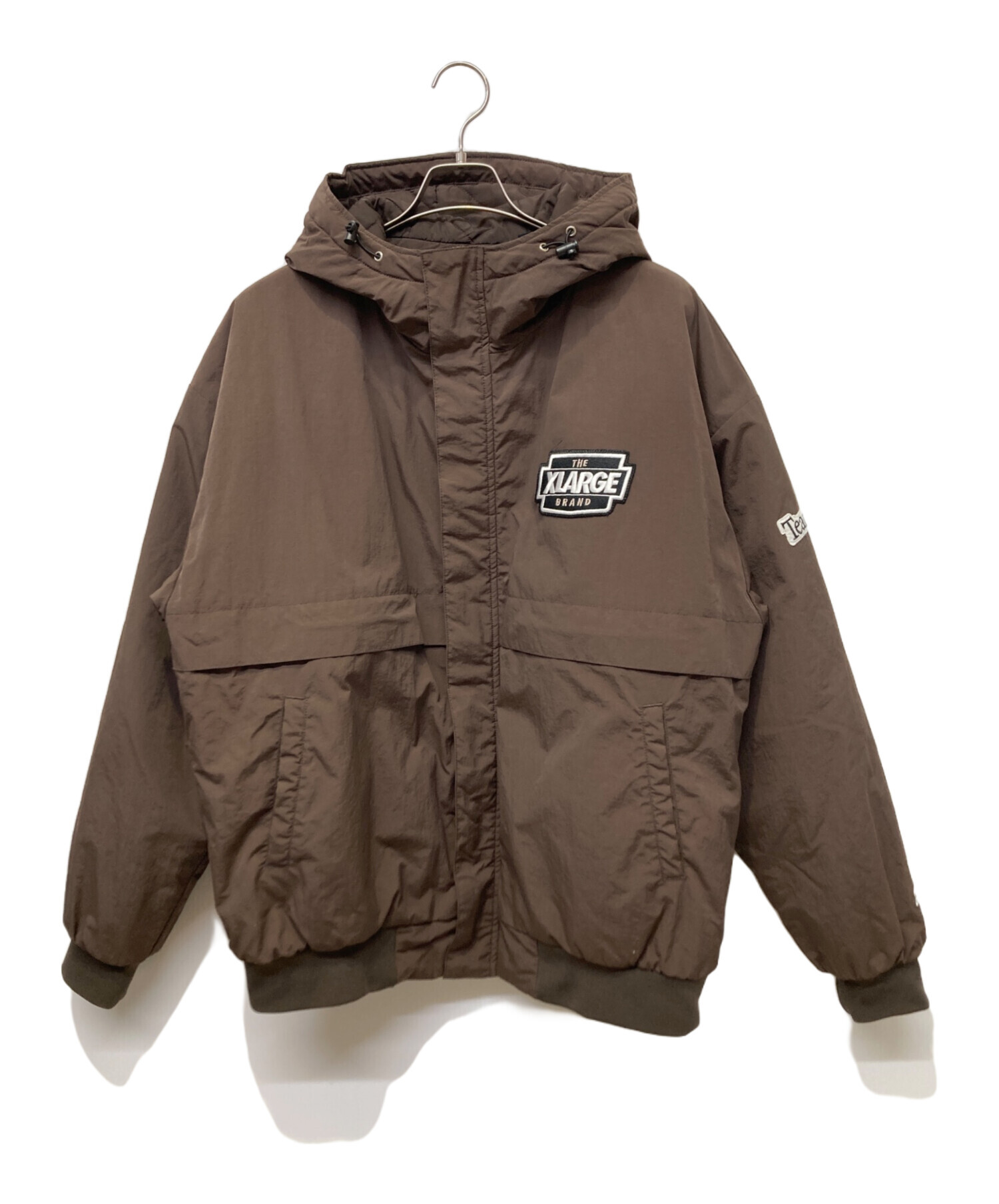 中古・古着通販】X-LARGE (エクストララージ) 中綿ジャケット ブラウン