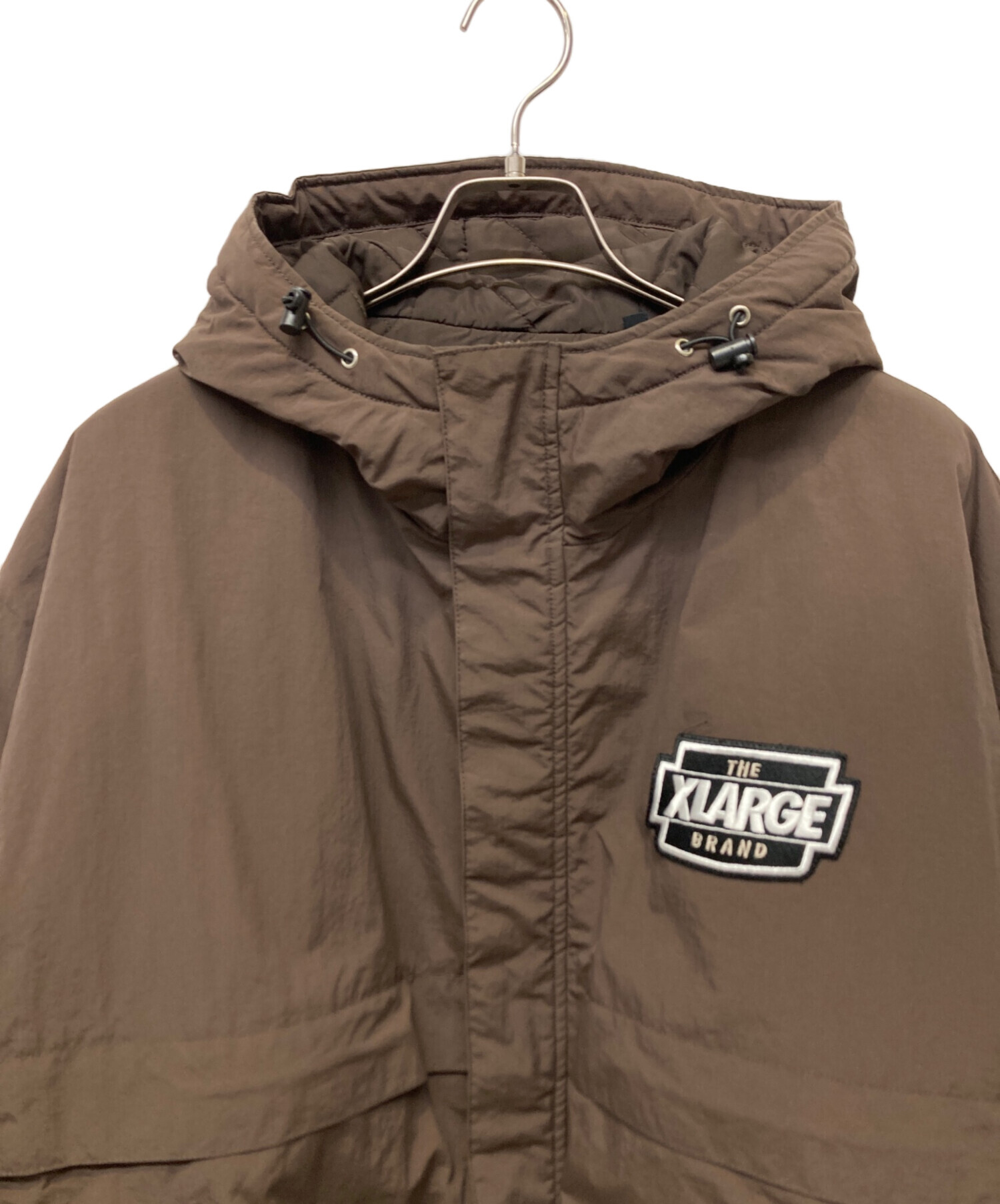 中古・古着通販】X-LARGE (エクストララージ) 中綿ジャケット ブラウン 