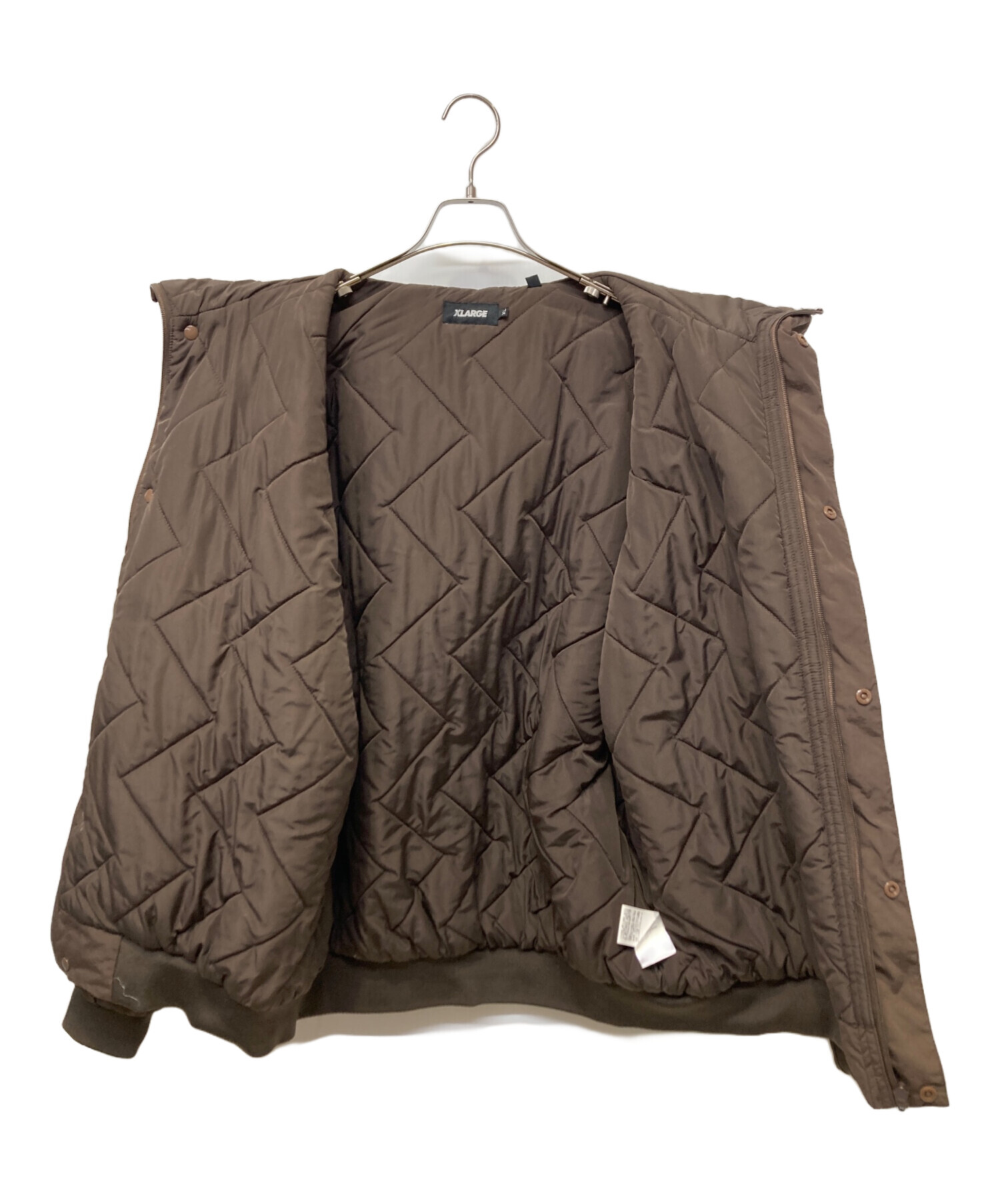 中古・古着通販】X-LARGE (エクストララージ) 中綿ジャケット ブラウン