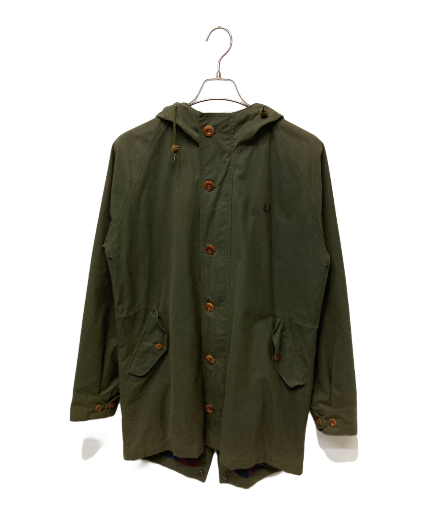 中古・古着通販】FRED PERRY (フレッドペリー) モッズコート グリーン