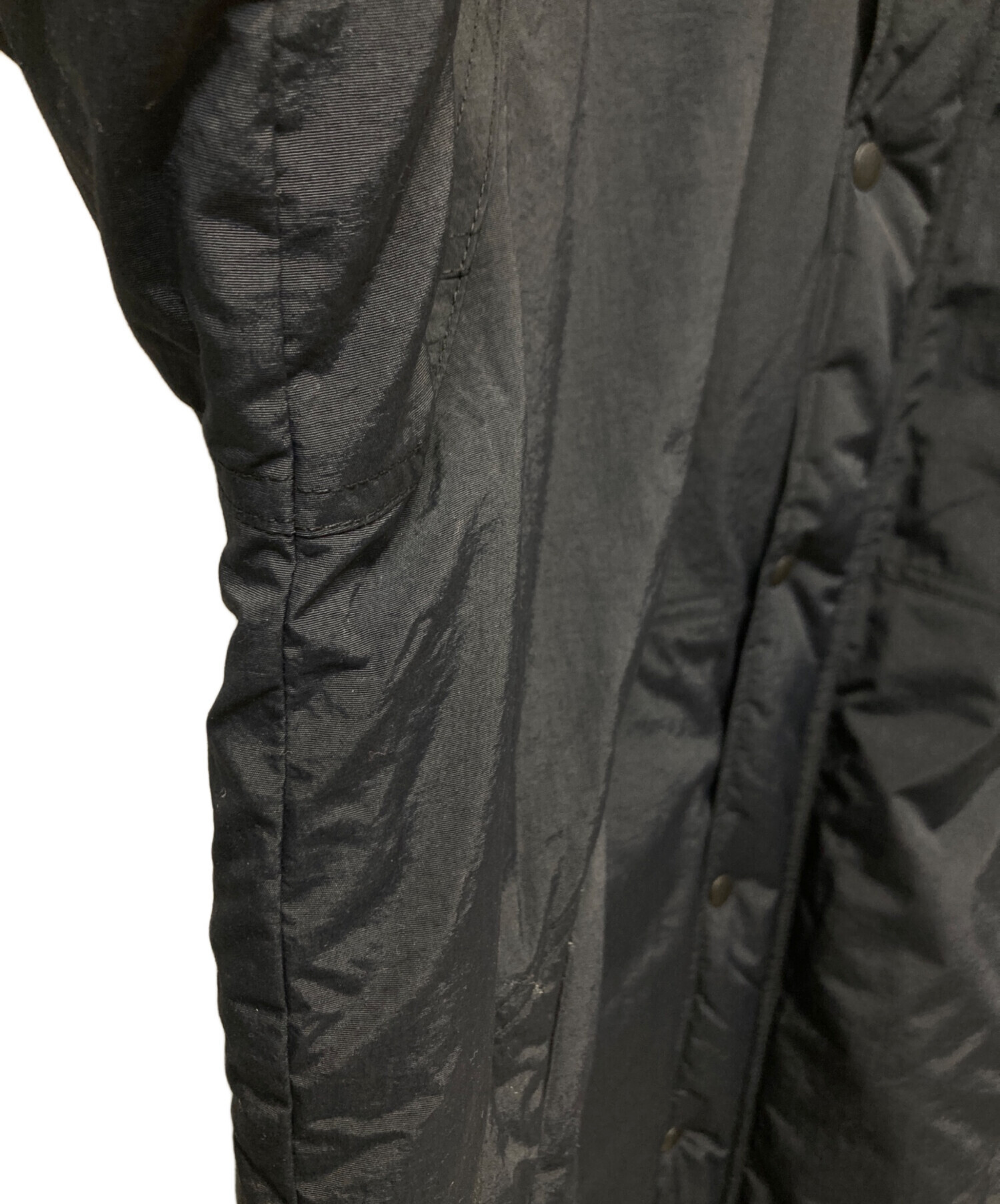 中古・古着通販】ENNOY (エンノイ) PADDED NYLON BENCH COAT ブラック 中古・古着通販】ENNOY (エンノイ) PADDED NYLON BENCH COAT ブラック