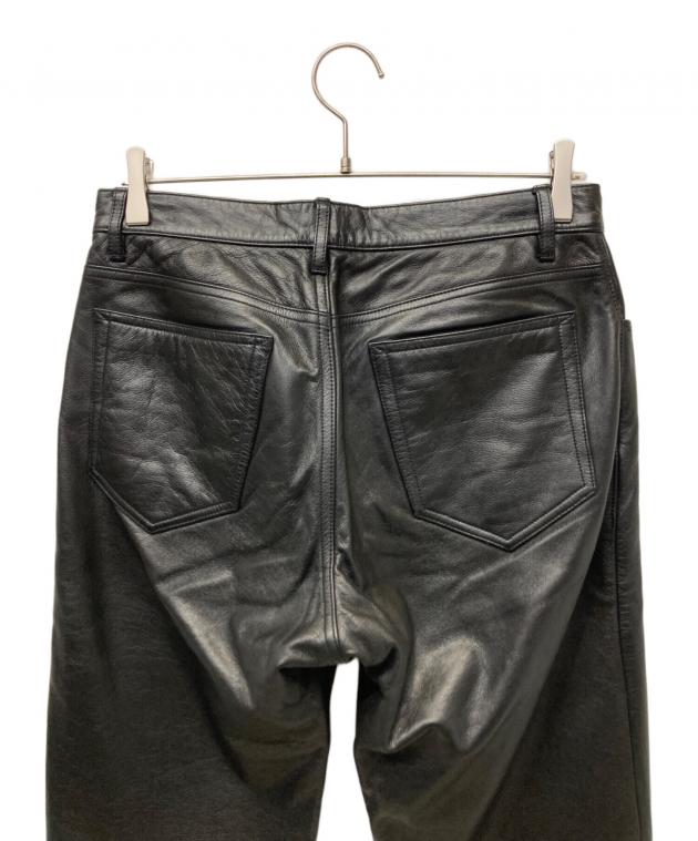 中古・古着通販】Calvin Klein (カルバンクライン) レザーパンツ
